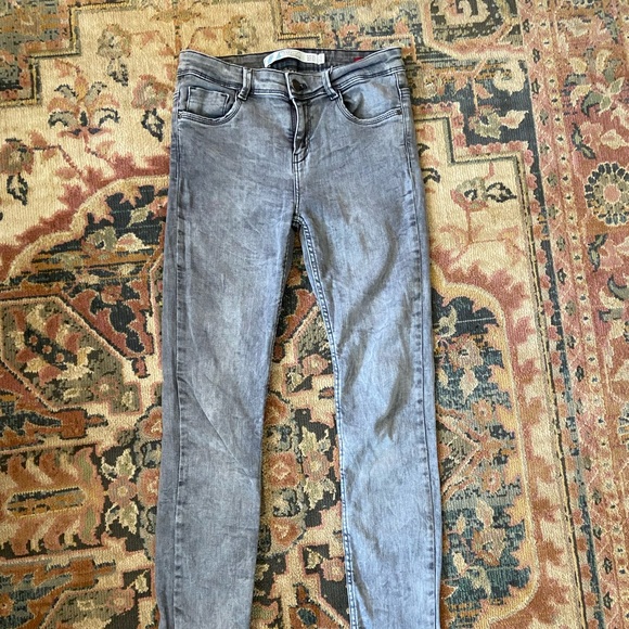 Zara Slate Color Skinny Jeans - Zara Jeggings - Picture 2 of 10